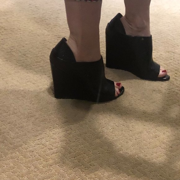 Alexander Wang Alla open toe wedge pumps heels  (size 38) - Picture 1 of 14